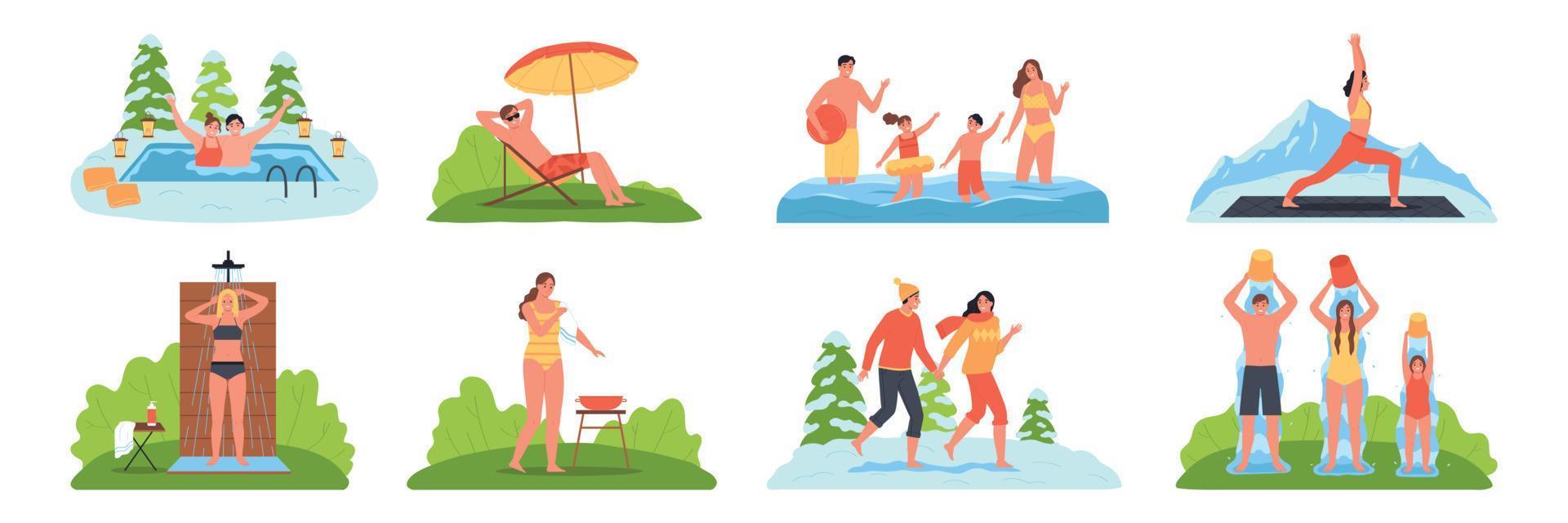 Hardening Healthy Life Compositions vector