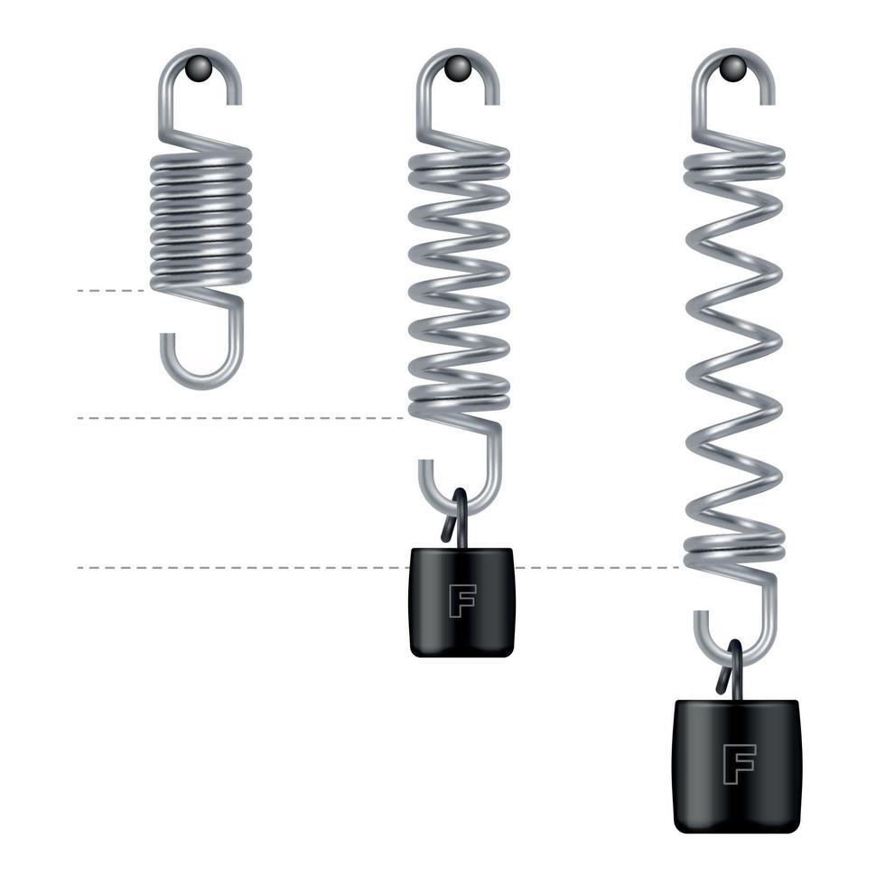 Metal Spring Set vector