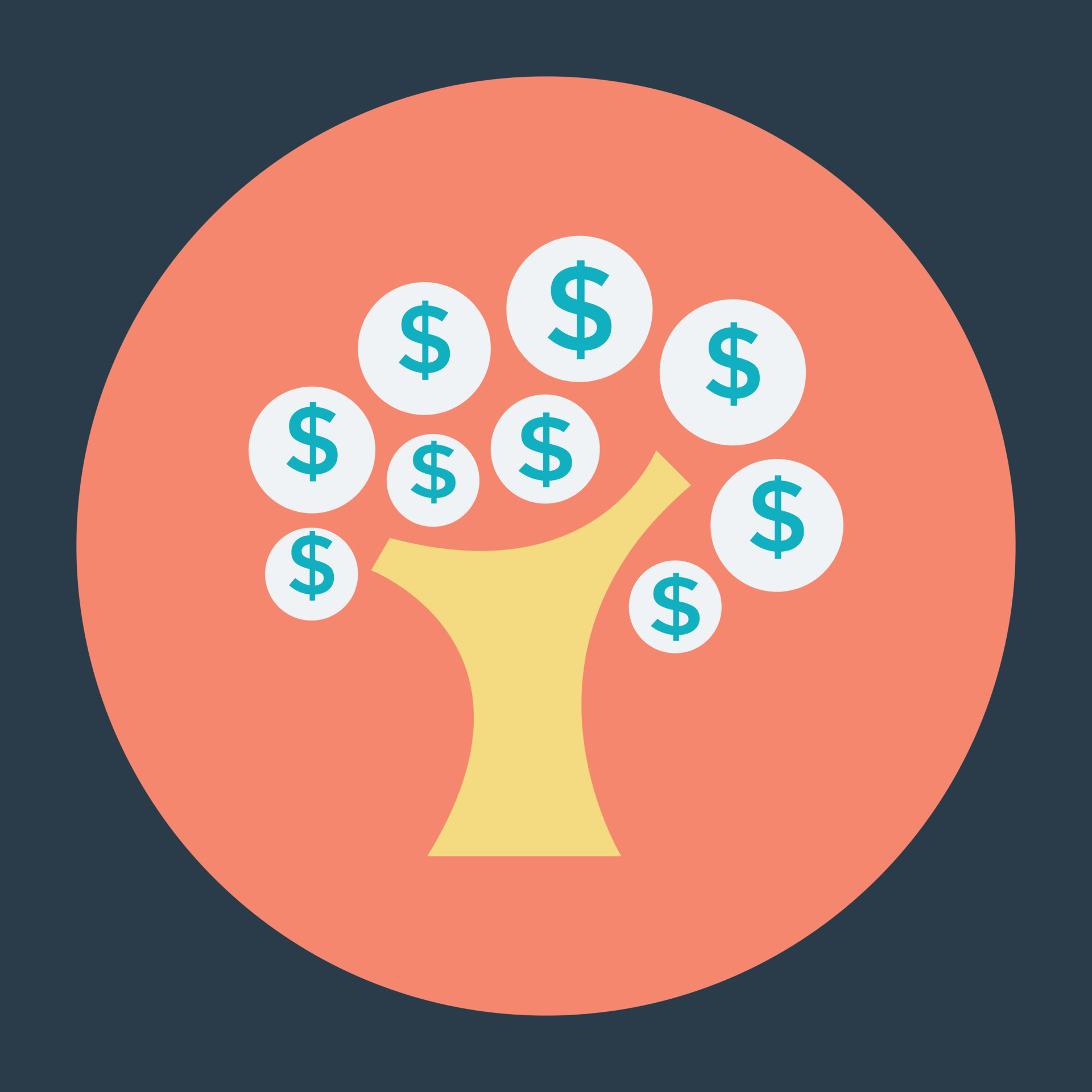 Money Tree Concepts 6245242 Vector Art at Vecteezy