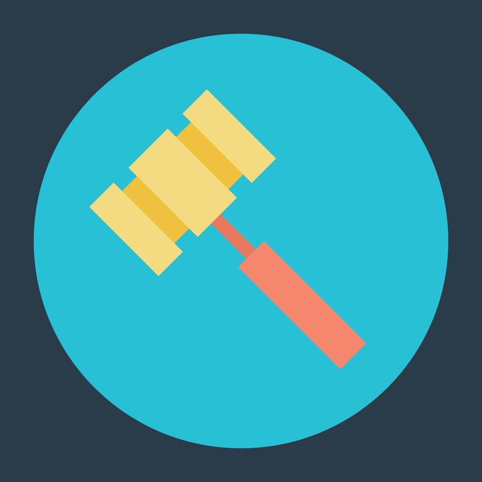 Trendy Gavel Concepts vector