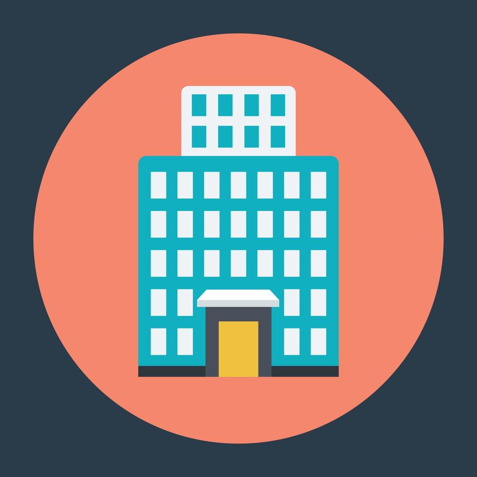 Trendy Hospital Concepts vector