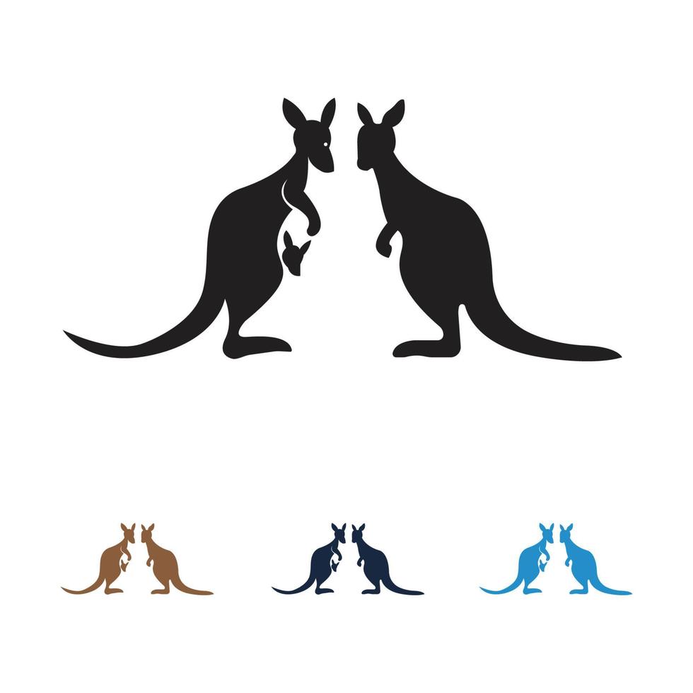 kangaroo vector logo