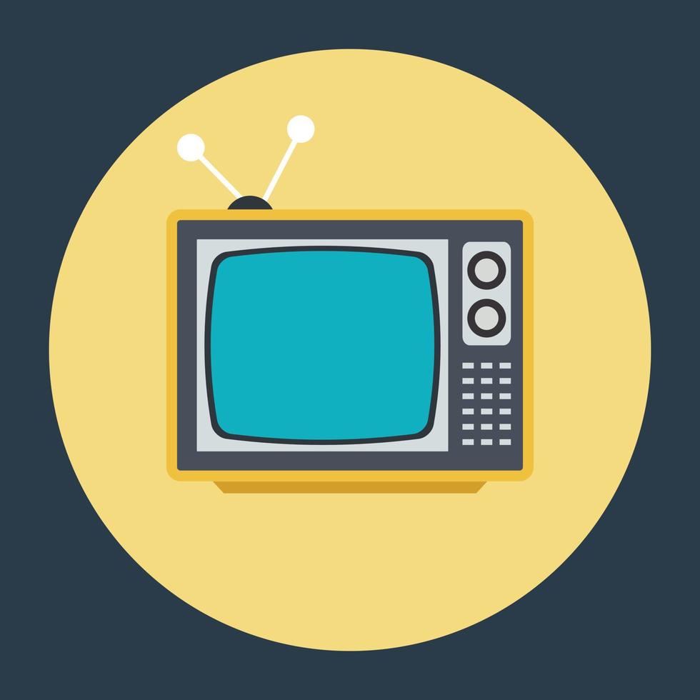 Trendy Tv Concepts vector
