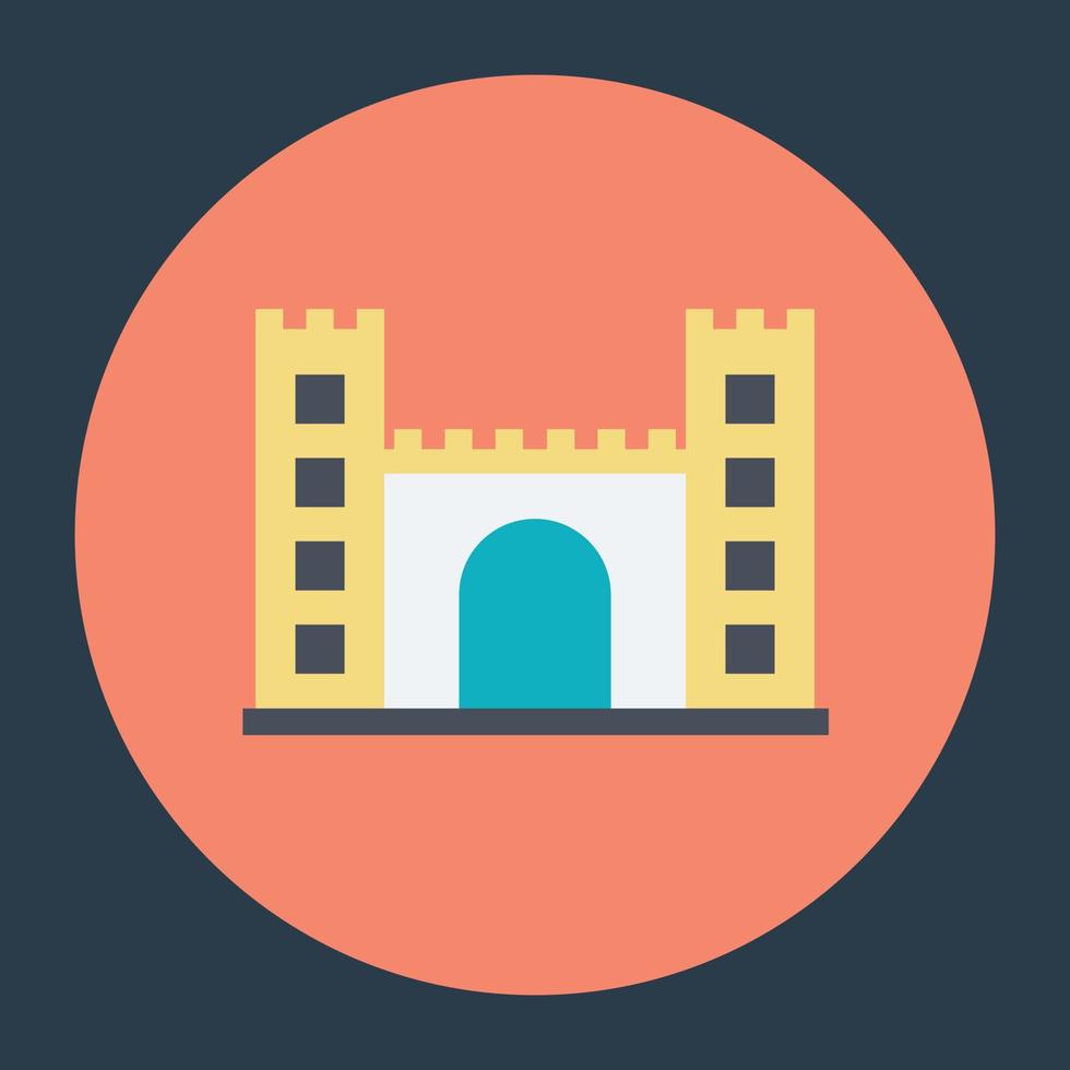 Trendy Castle Concepts vector