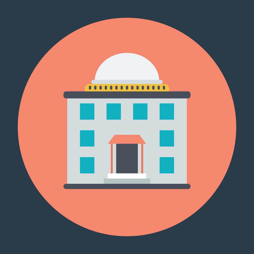 Dome Roof Building vector