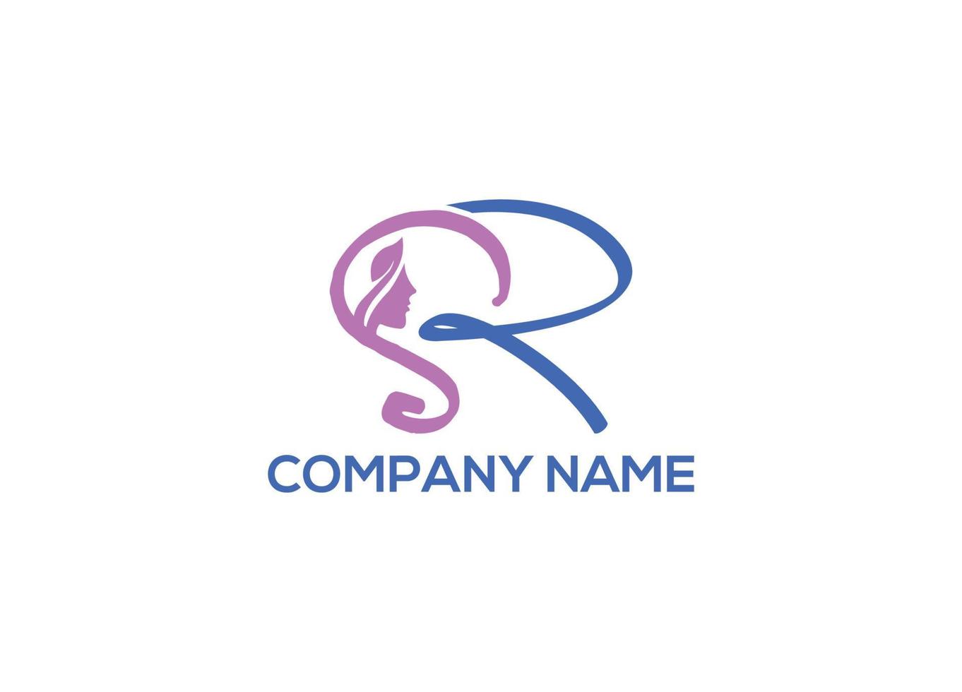 SR Letter Logo Design with Creative Modern initial icon template vector