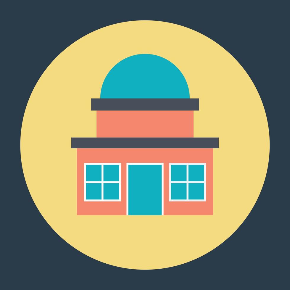 Dome Roof Building vector
