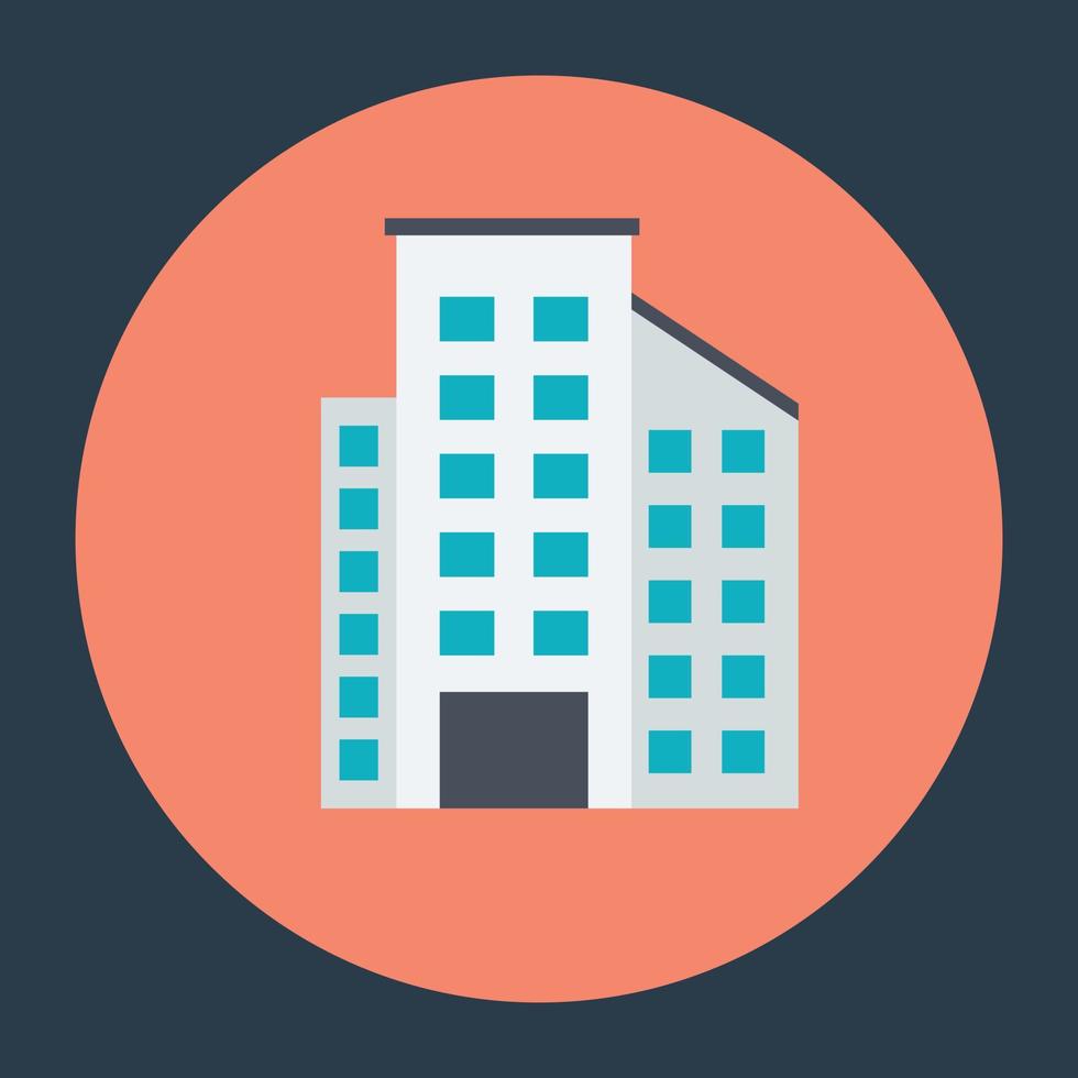 Trendy Hospital Concepts vector