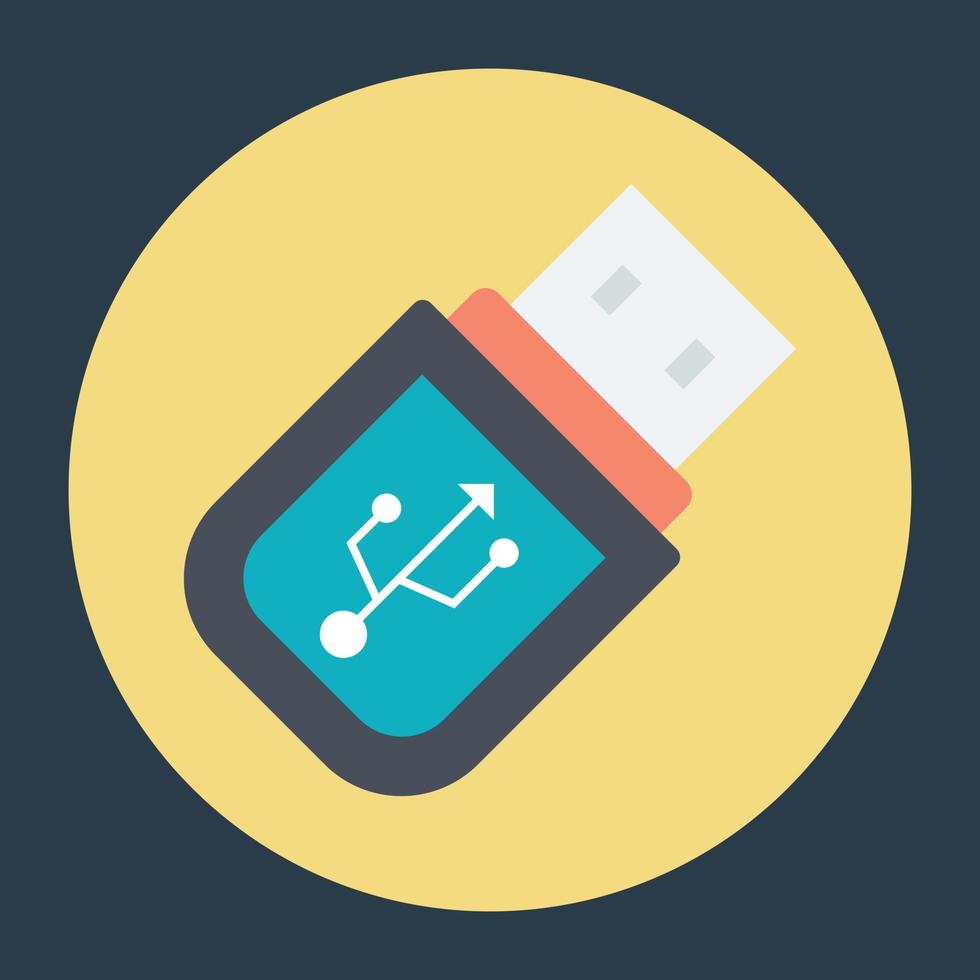 Trendy Usb Concepts vector