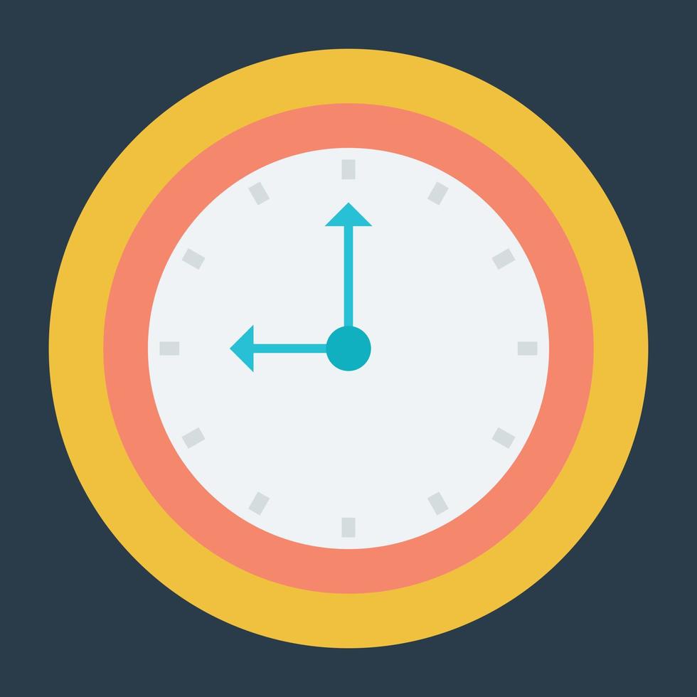 Trendy Clock Concepts vector