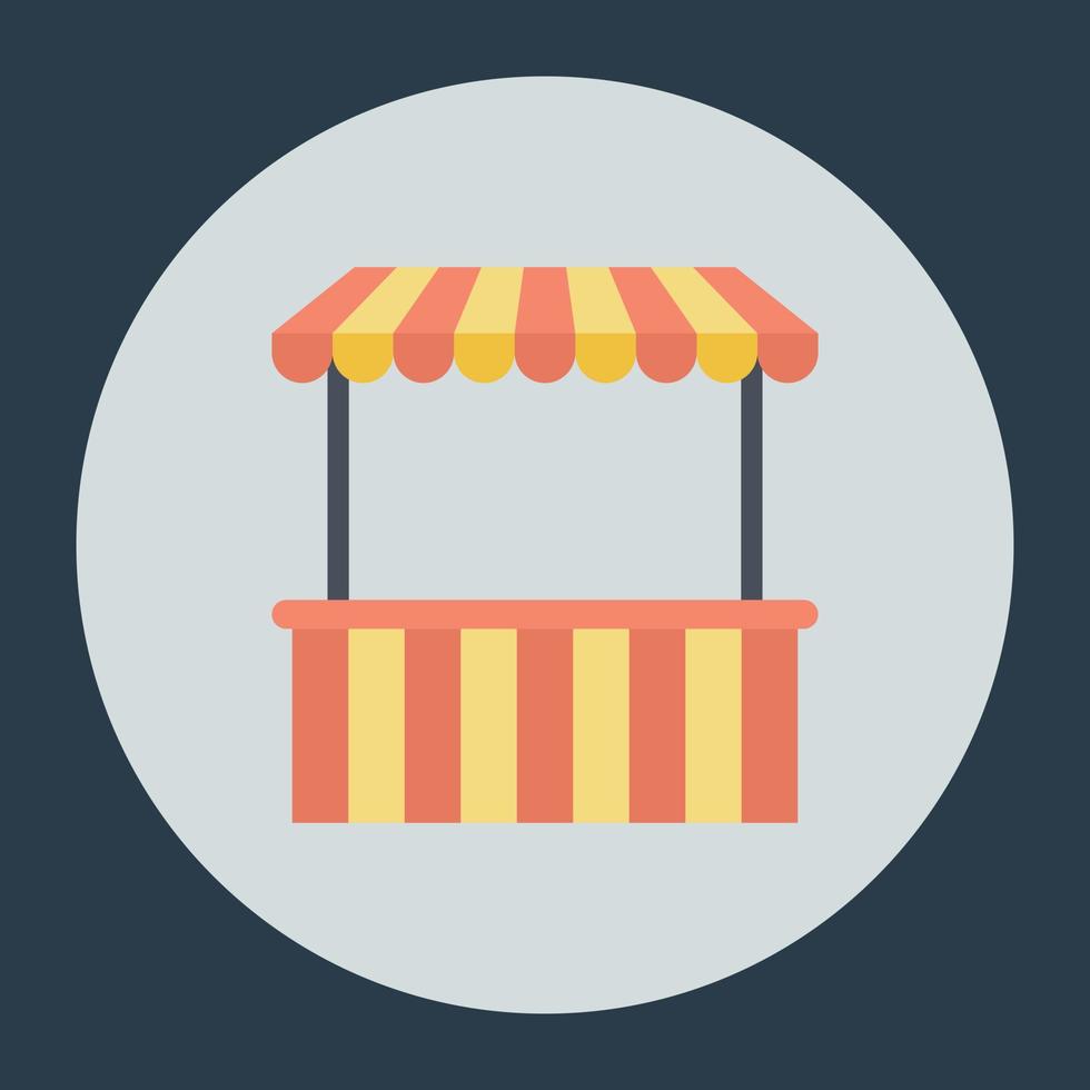 Trendy Kiosk Concepts vector