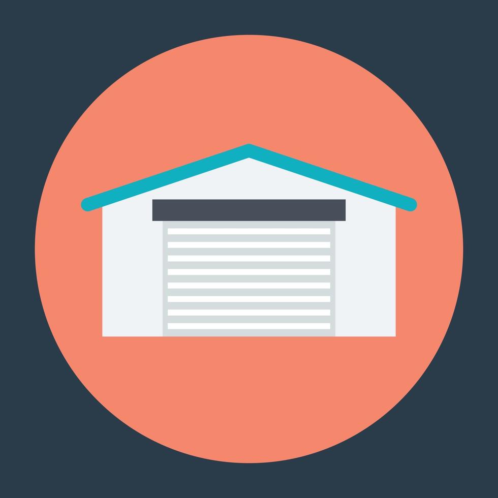 Warehouse Exterior Concepts vector