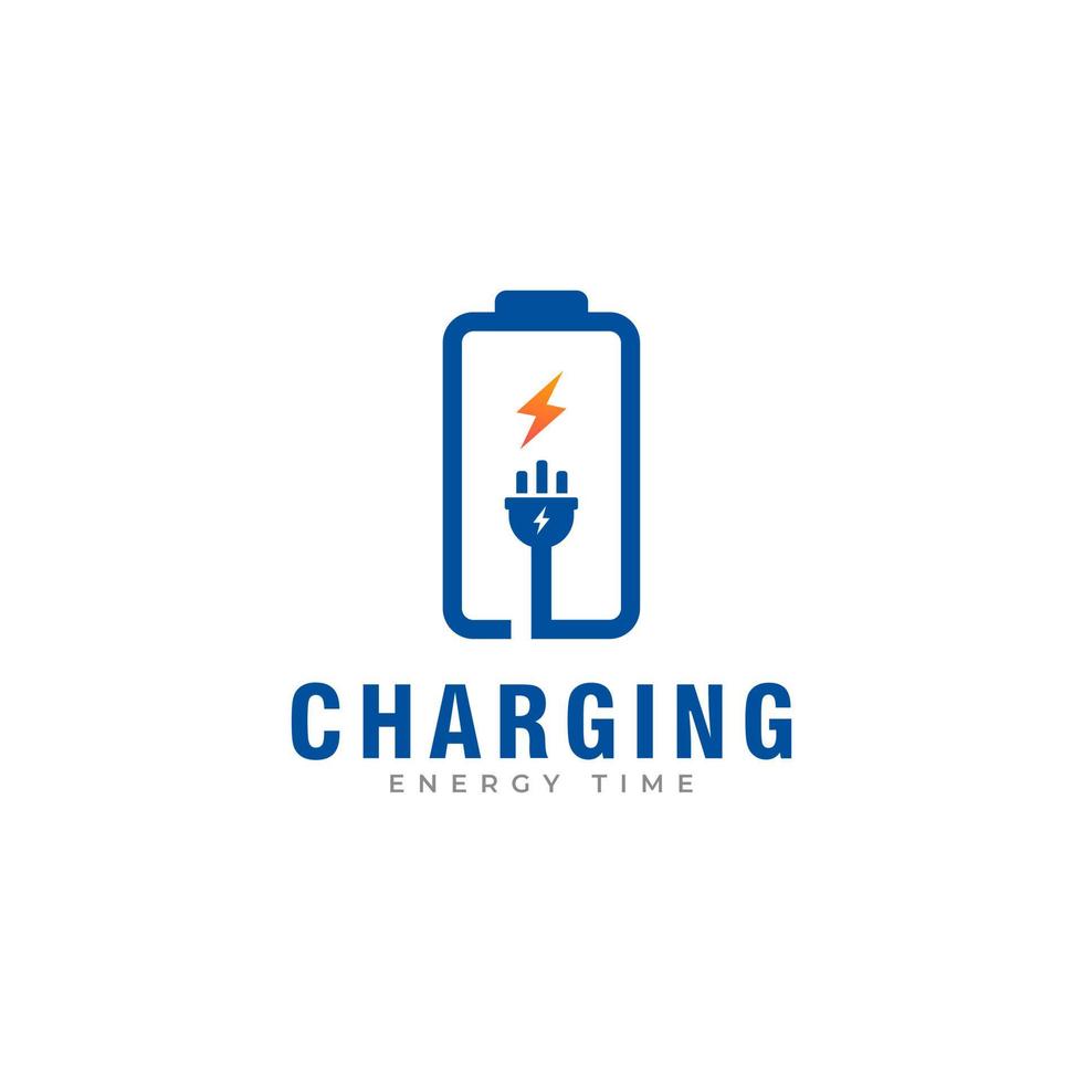 Charging Icon. Battery Fast Charge Logo Design Inspiration vector