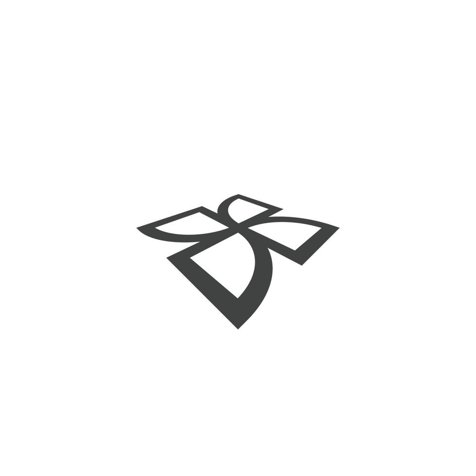 logotipo abstracto sobre fondo blanco. vector