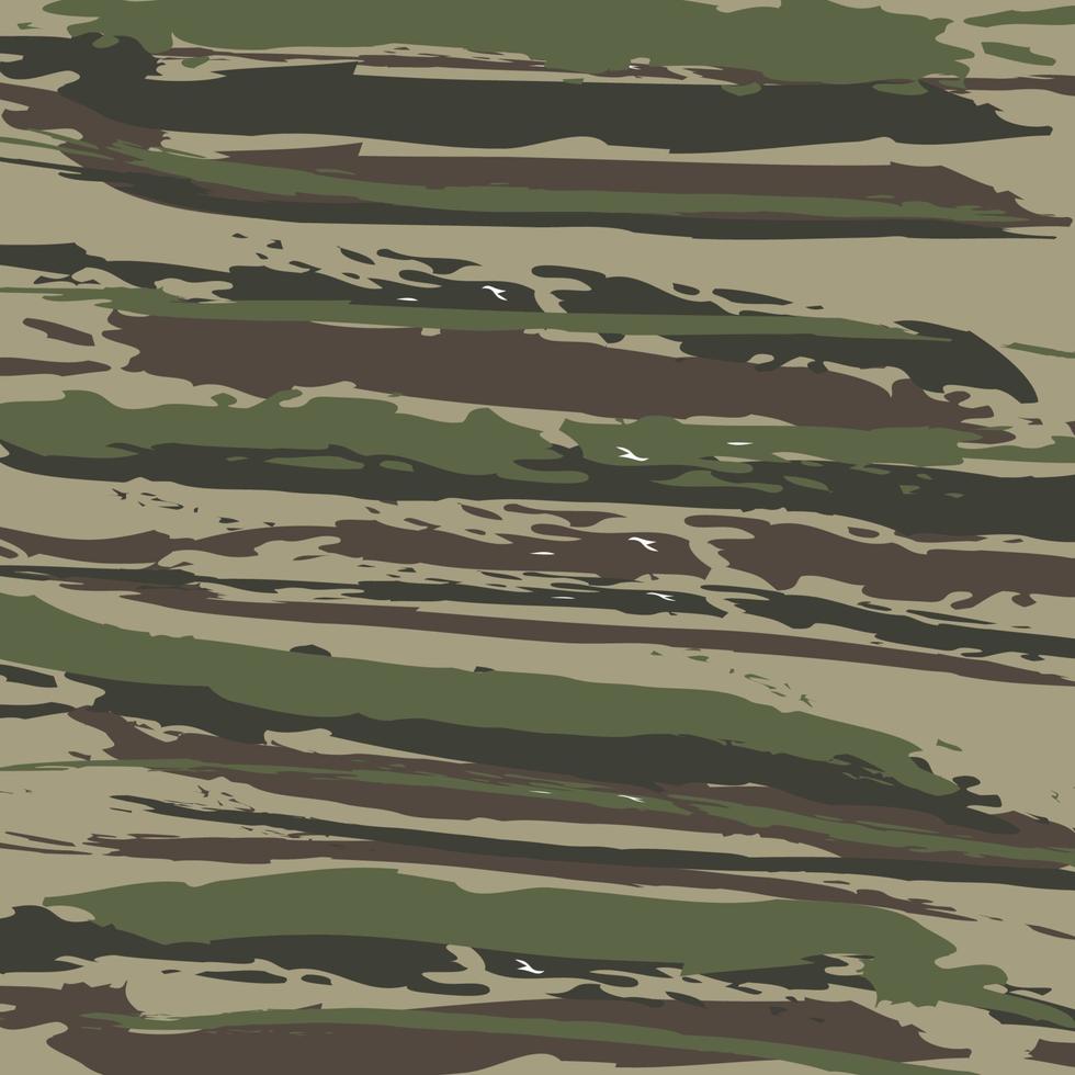 Jungle camouflage stripes animal pattern military background vector