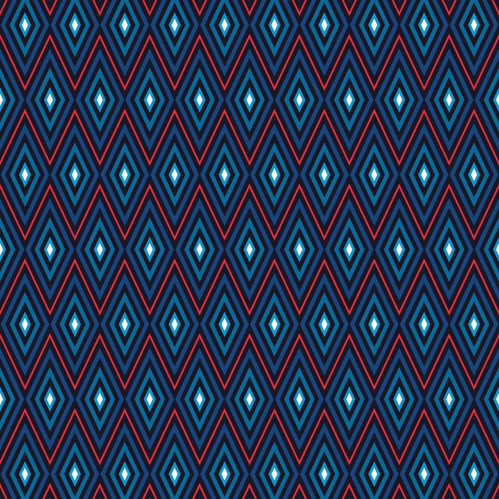 traditional folk indonesia batik banten west java tribal ethnic floral pattern dark blue background vector