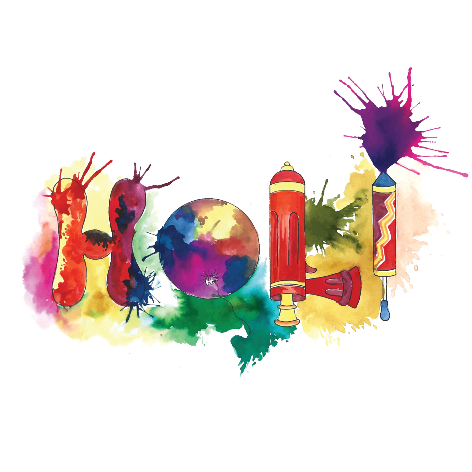 Beautiful holi festival of colors splash background 6249661 Vector Art at  Vecteezy
