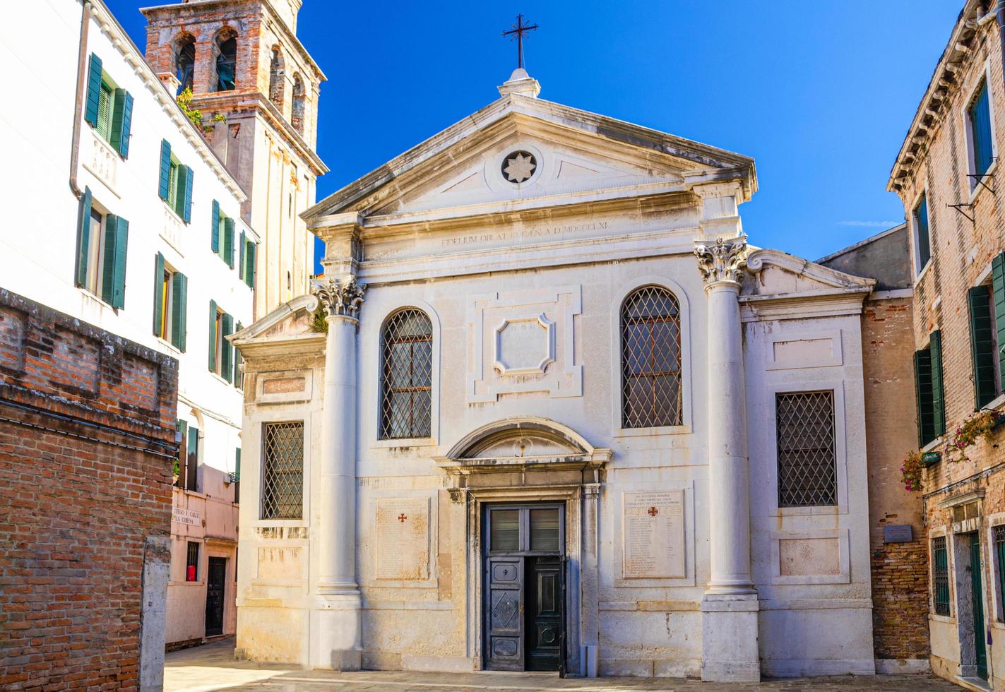 Venice, Italy, September 13, 2019 San Simeone Profeta or San Simeone Grande catholic church photo