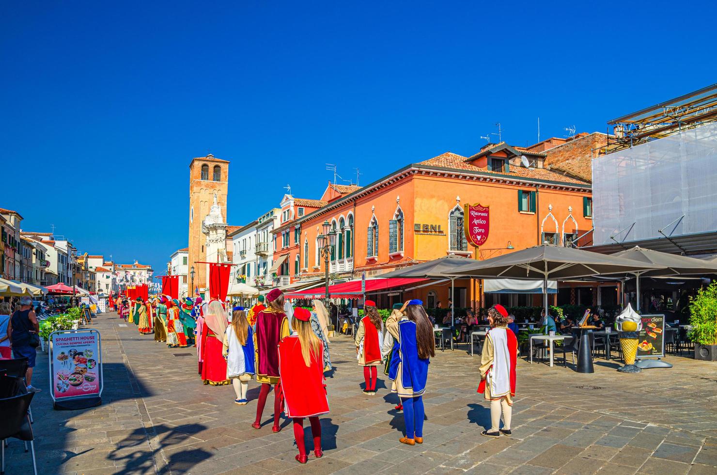 Actors take part in film shooting in Chioggia photo