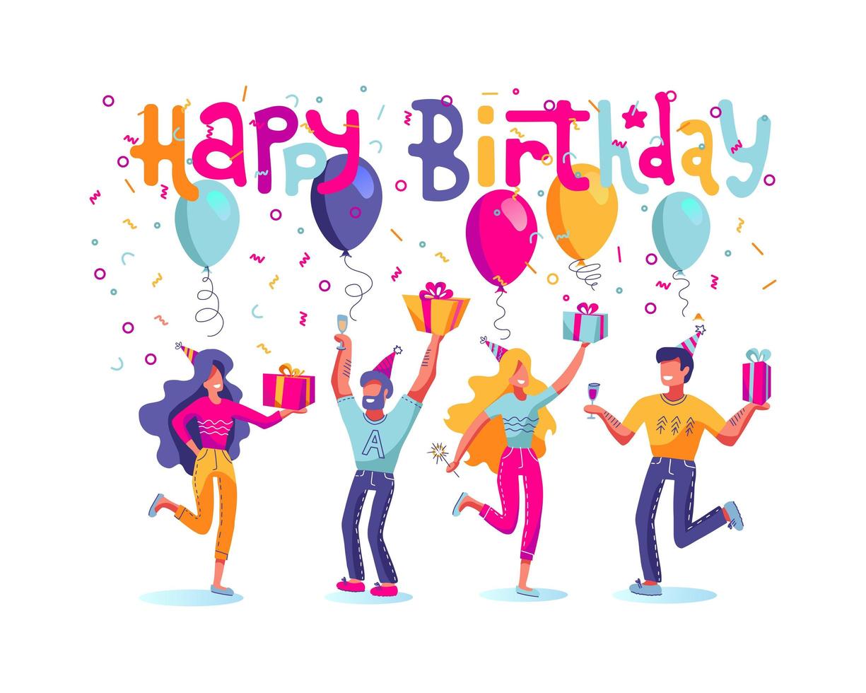 Happy Birthday Man Vector Art, Icons, and Graphics for Free Download
