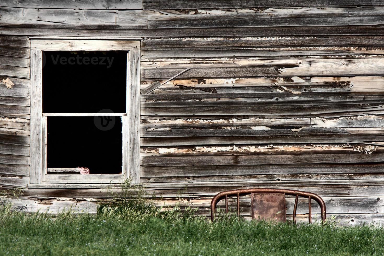 Weathered old farm house photo