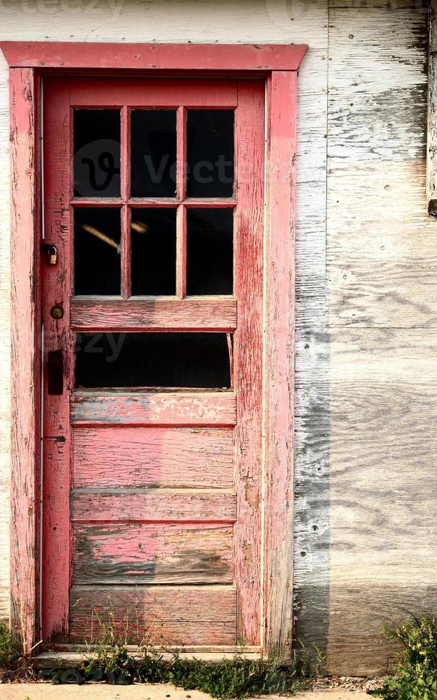 Una granja abandonada en el pintoresco Saskatchewan foto