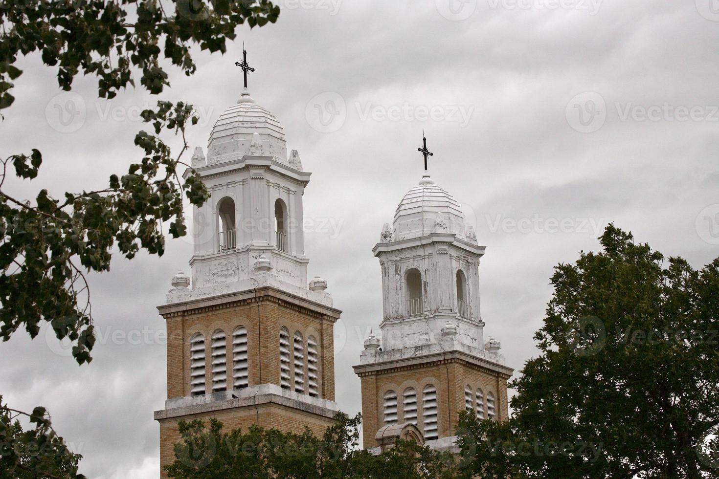 catedral católica en gravelbourg saskatchewan foto