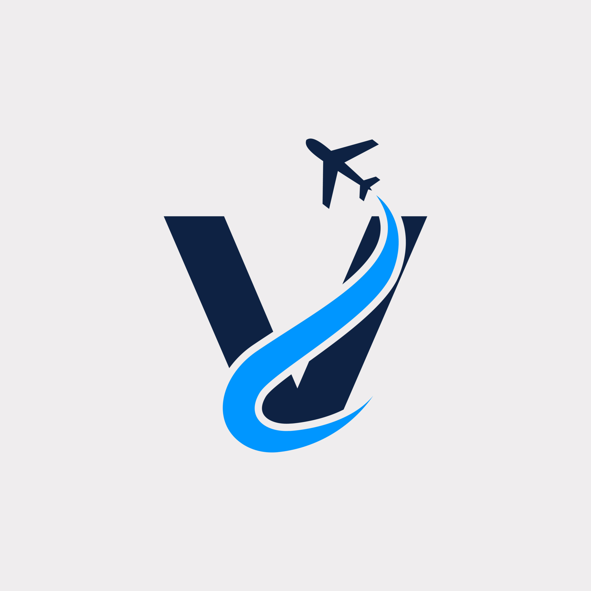 v travel logo