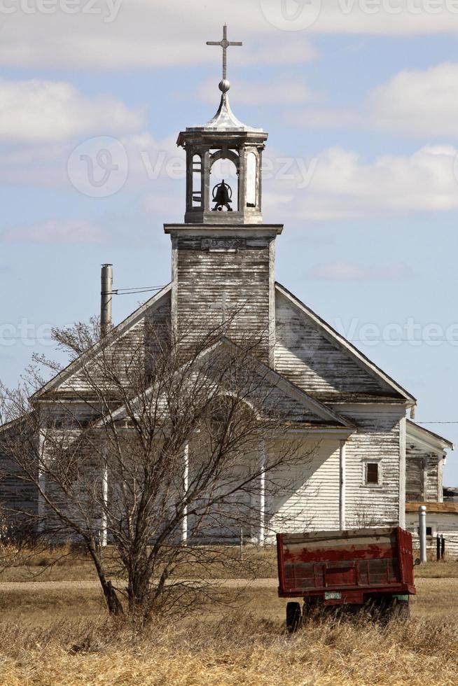 Courval United Church in early spring photo