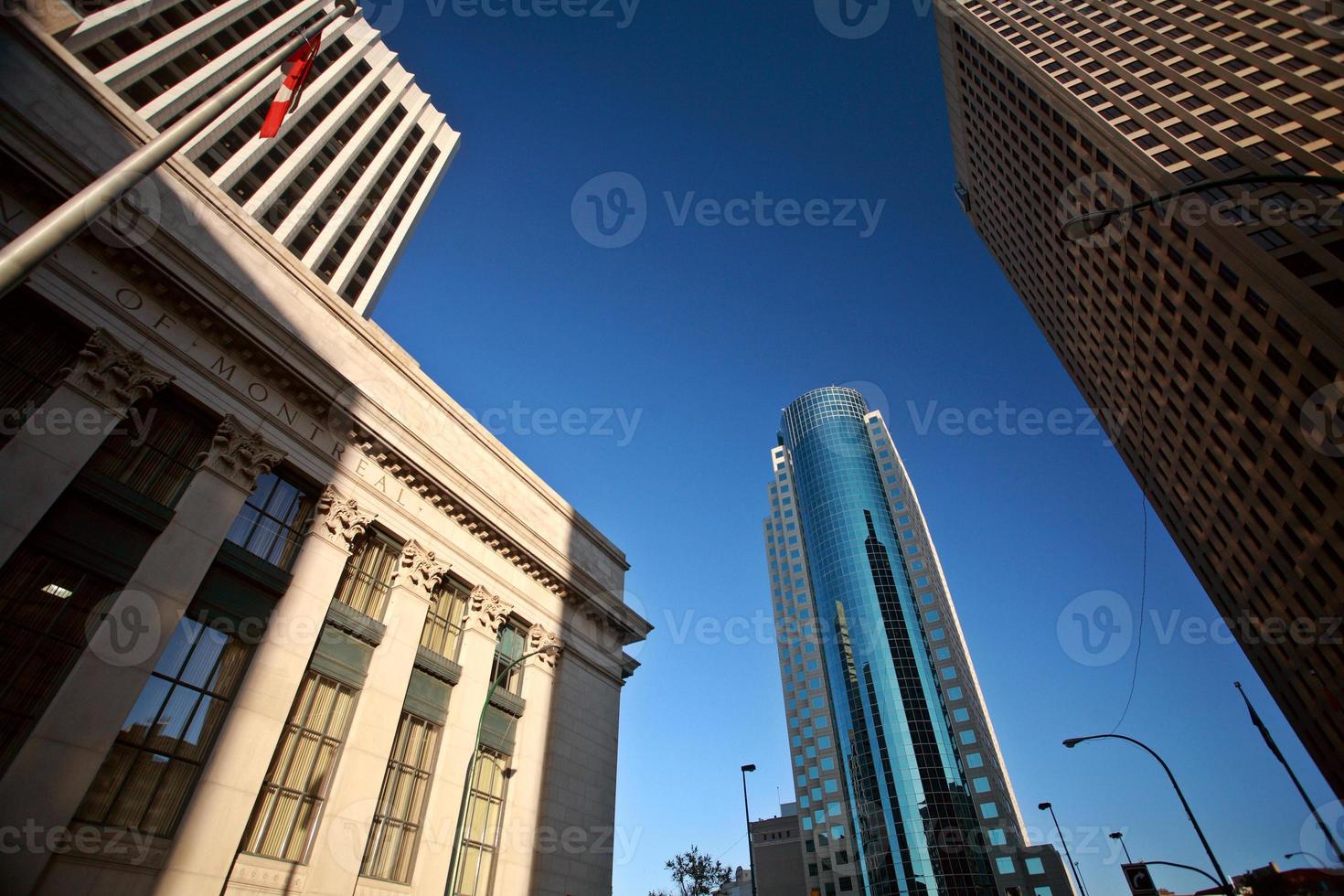 Old and new Winnipeg buildings photo