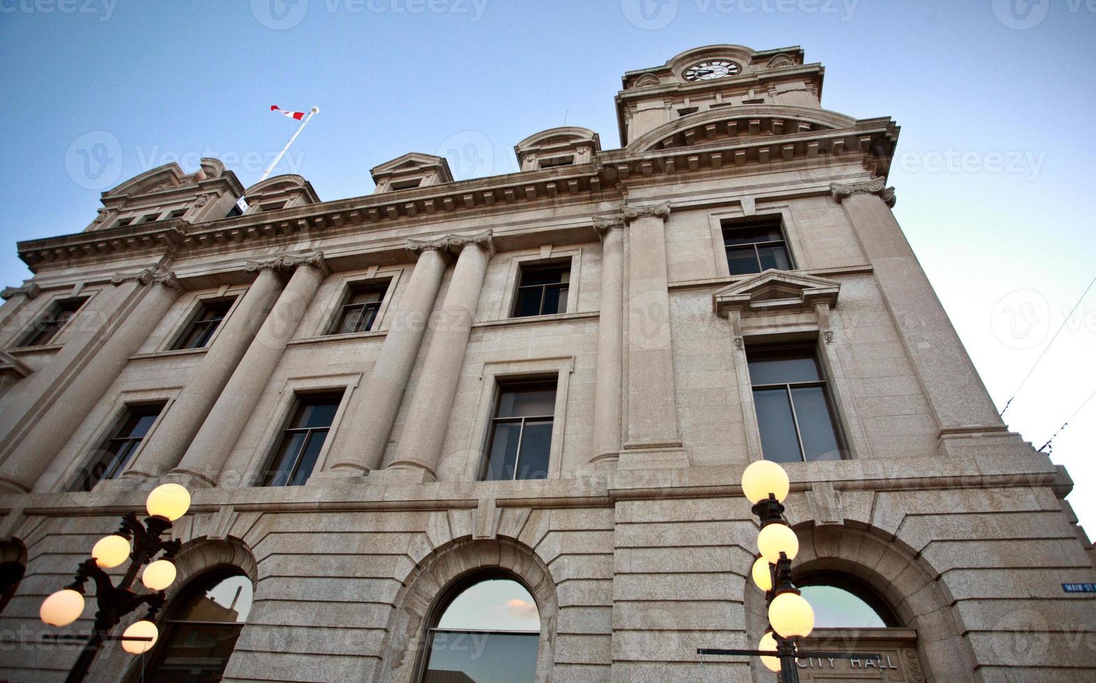 ayuntamiento de mandíbula de alce en saskatchewan foto