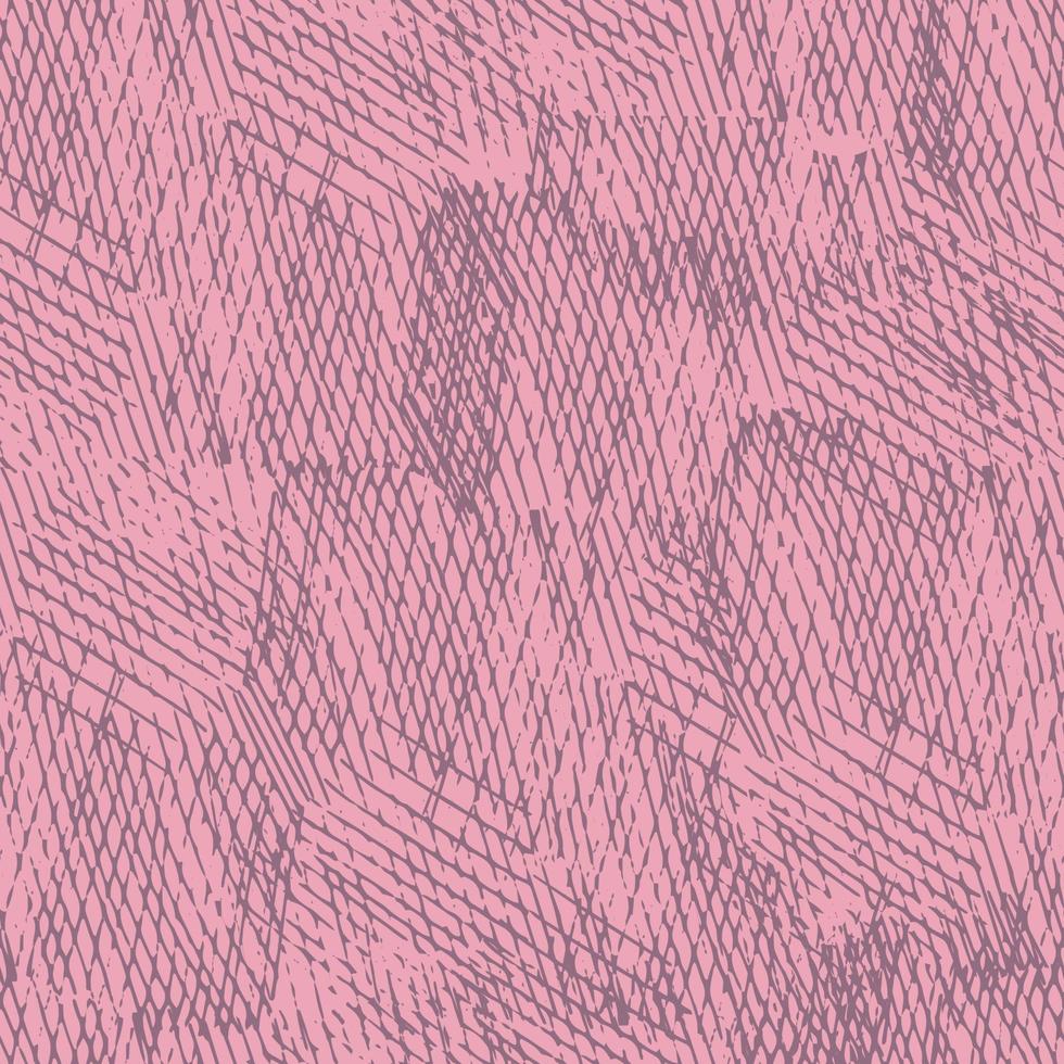 Seamless vector pattern of hand-drawn sketches rough cross-hatching grunge pattern in gray and pink colors. Texture for ceramic tile wallpapers, pattern fills, web page backgrounds, wrapping gifts