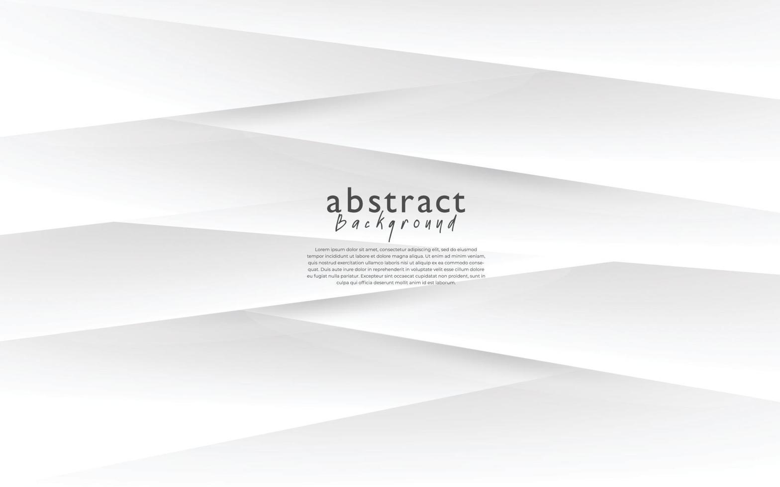 diseño de fondo abstracto moderno blanco vector