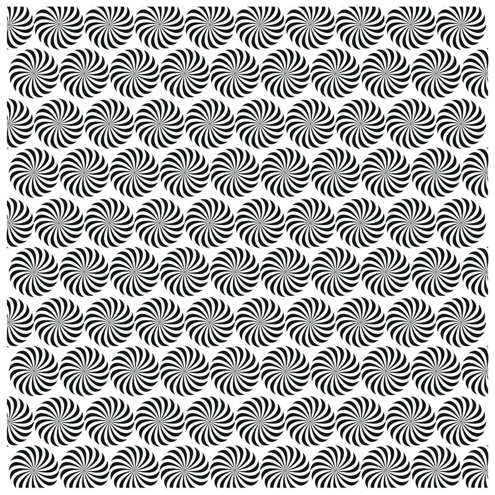 Black and white circle pattern for background. Geometric shapes. vector