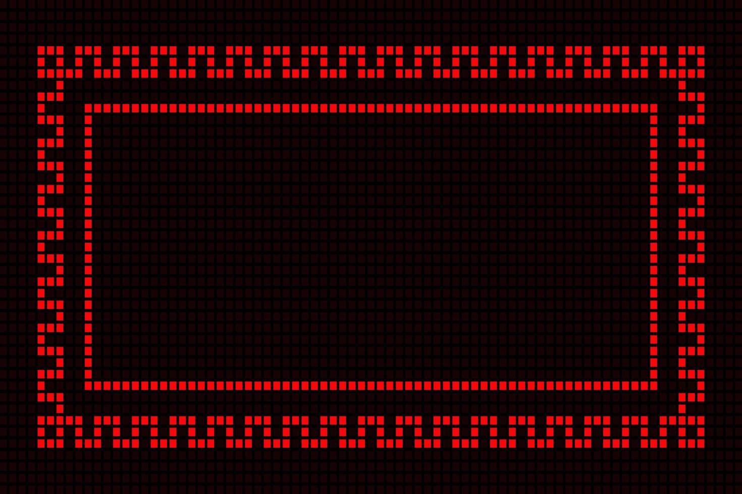 square red frame abstract geometric hud technology digital vector