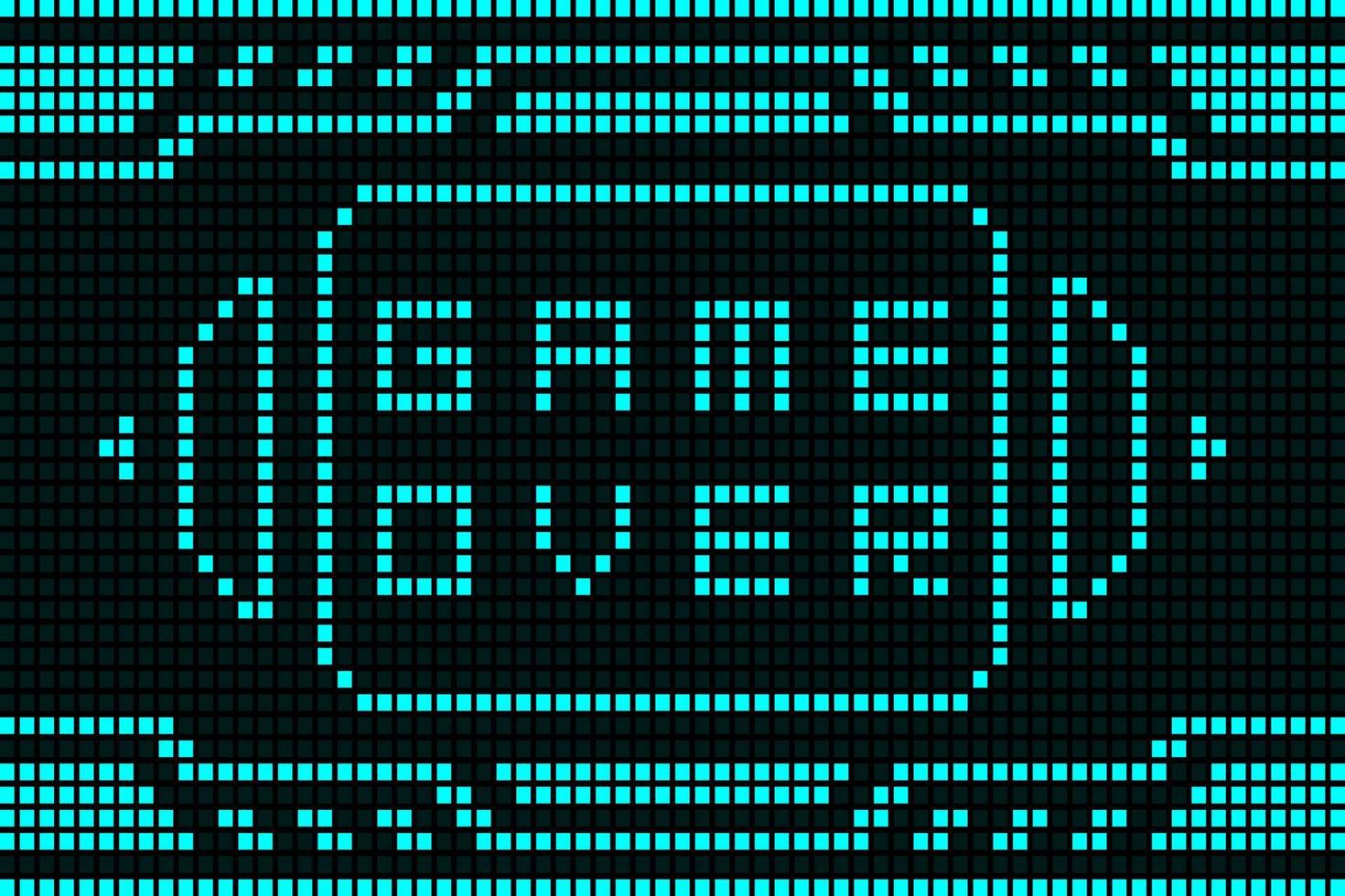 Game over abstract modern futuristic hud background design. vector
