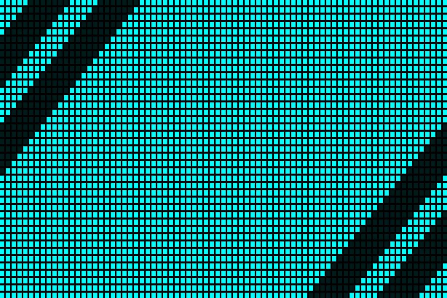 Blue neon square background design. vector