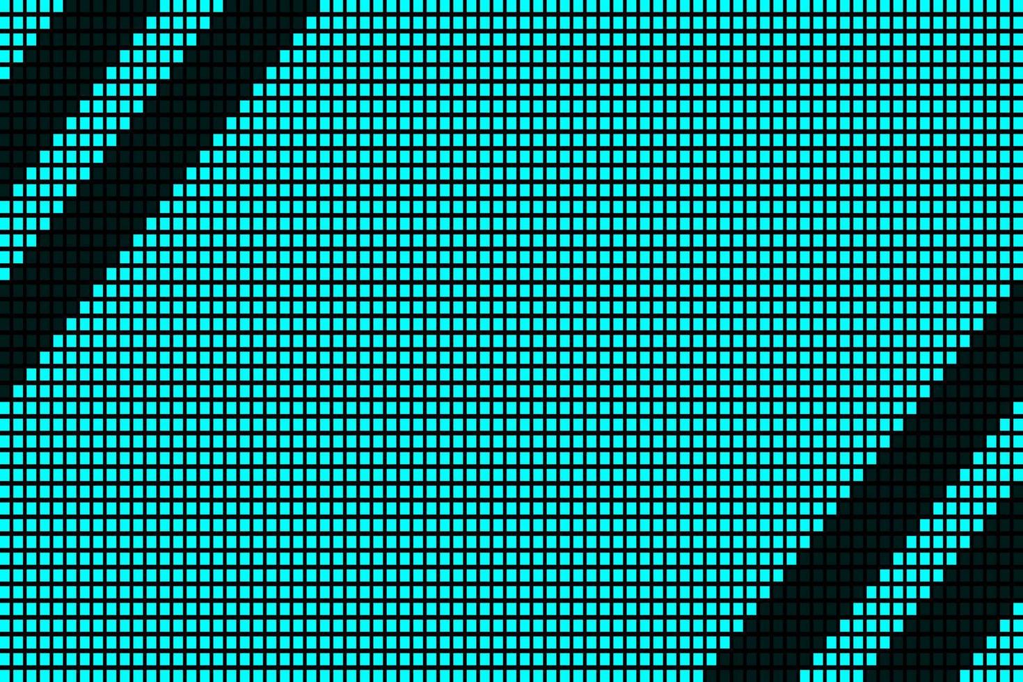 Blue neon square background design. vector