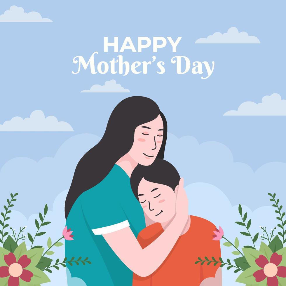 Happy Mother's Day Concept vector