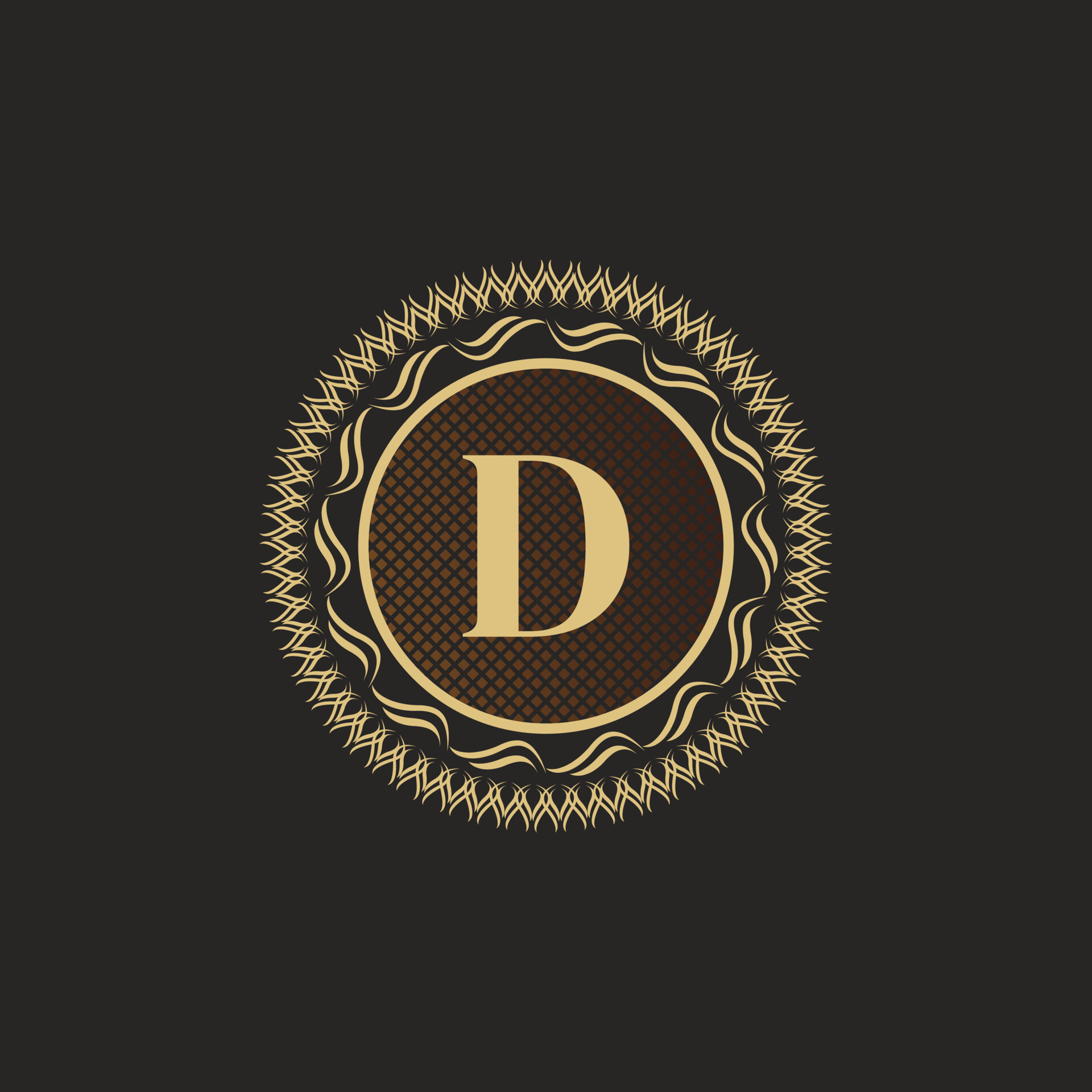 Luxury Brands Logos 3D model