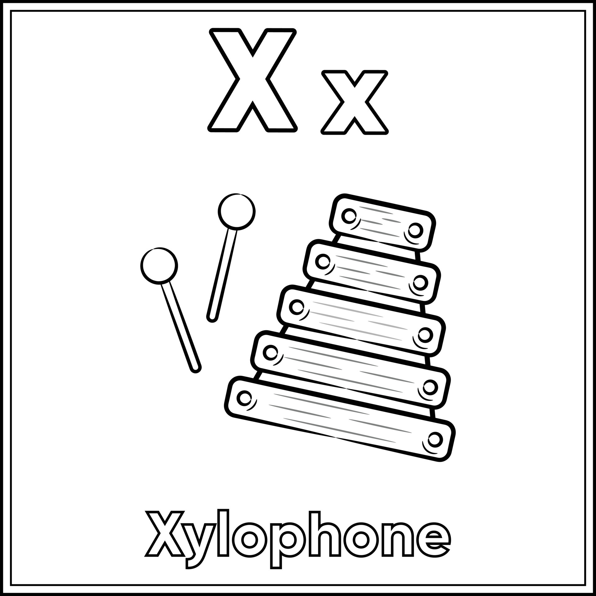 Xylophone clipart. Free download transparent .PNG | Creazilla