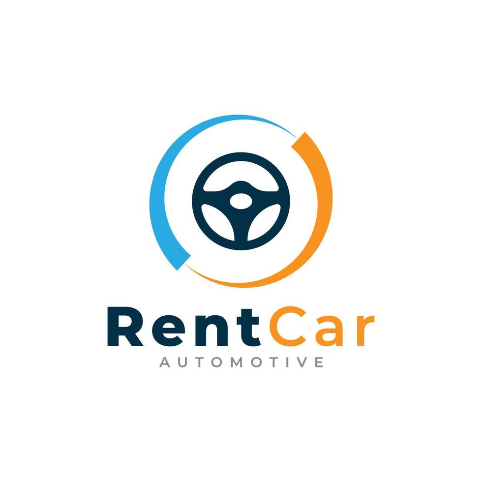 Rent Car Automotive Logo Design Template Element 6260135 Vector Art at ...