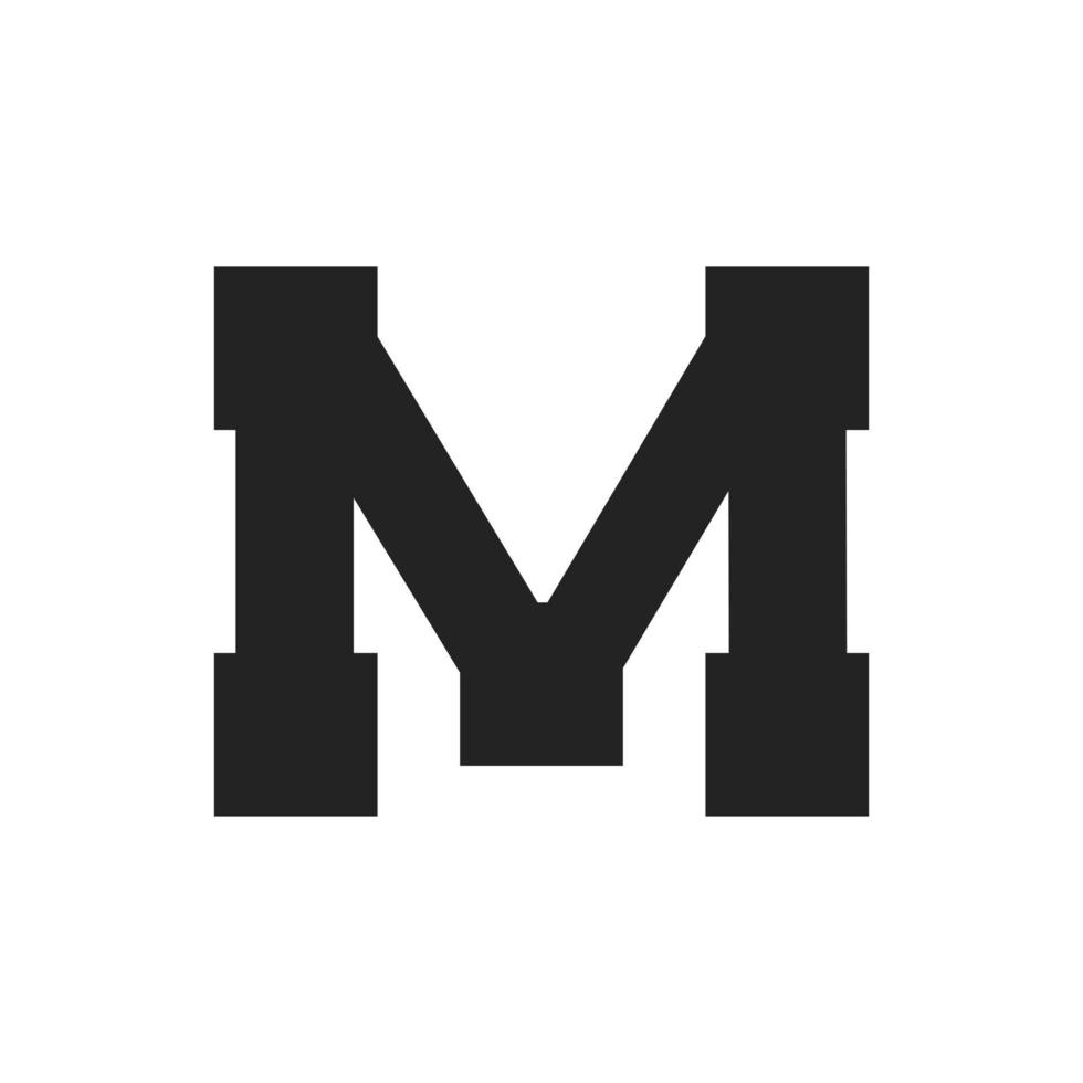 Letter M Construction Service and Architecture Logo Template Illustration Design vector