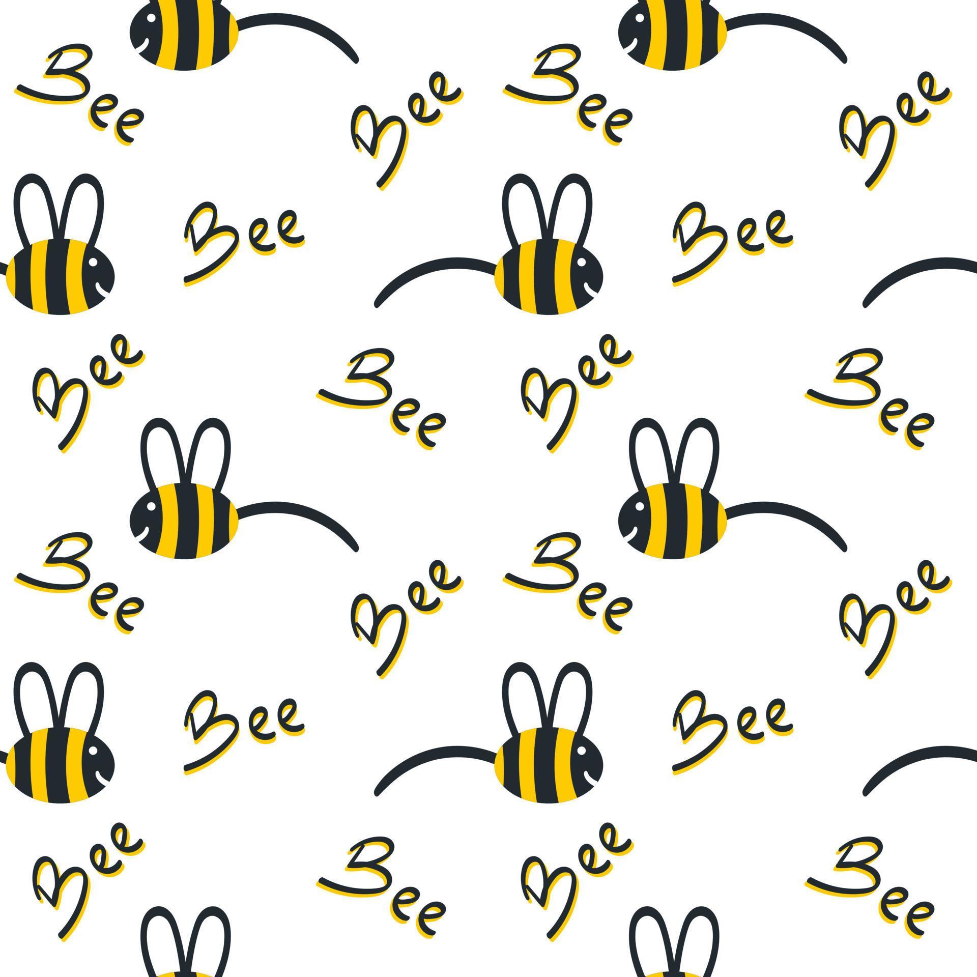 bee seamless pattern 6260772 Vector Art at Vecteezy
