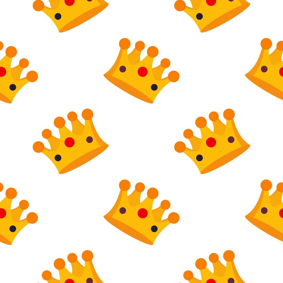 king crown seamless pattern vector