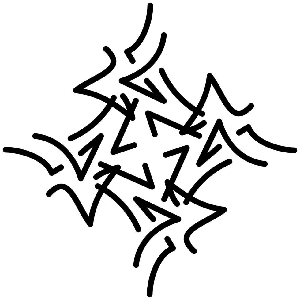Abstract vector design in black color. Perfect for corporate, background, t-shirt, and so on.