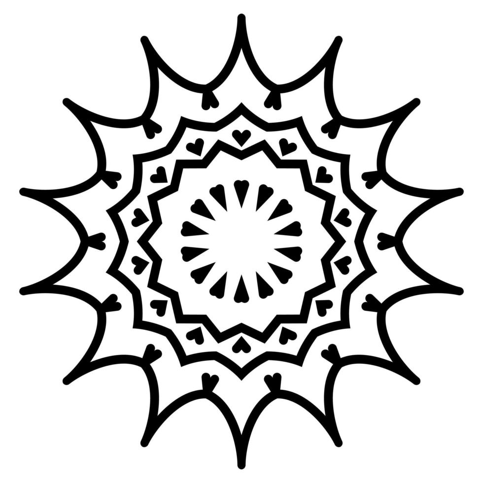 Abstract vector design in black color. Perfect for corporate, background, t-shirt, and so on.