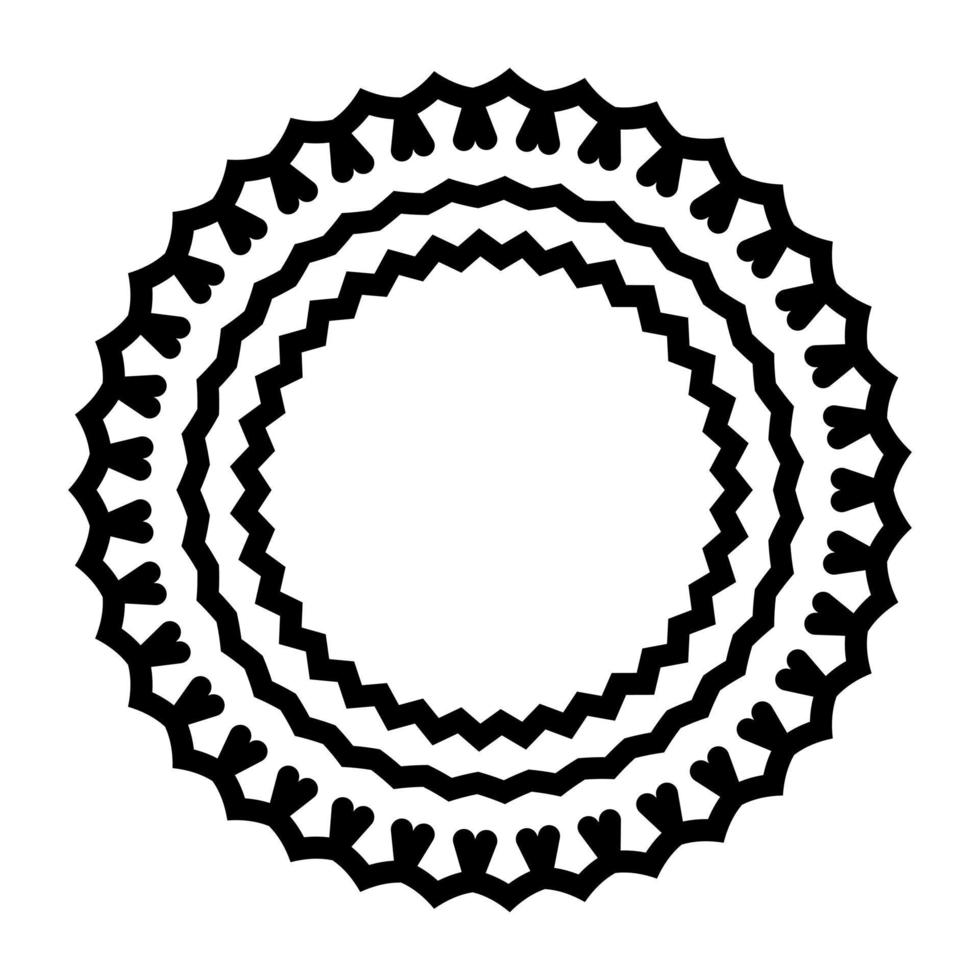 Abstract vector design in black color. Perfect for corporate, background, t-shirt, and so on.