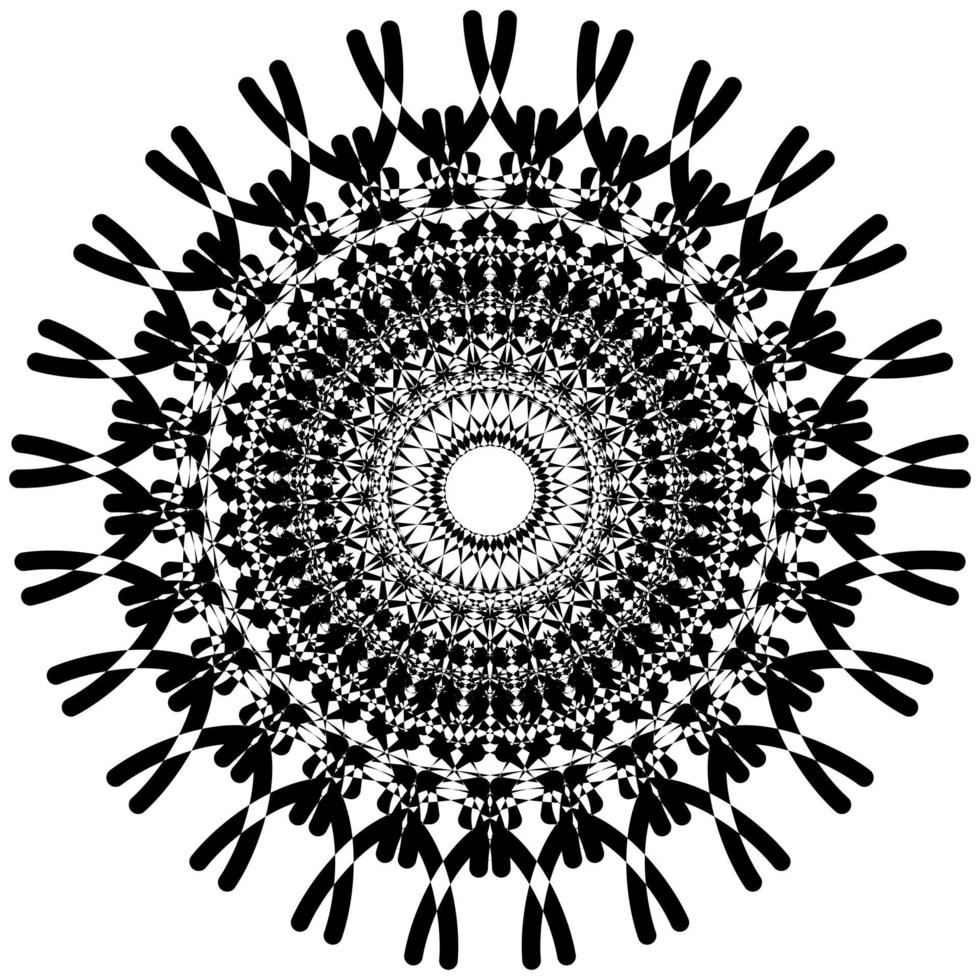 Abstract vector design in black color. Perfect for corporate, background, t-shirt, and so on.