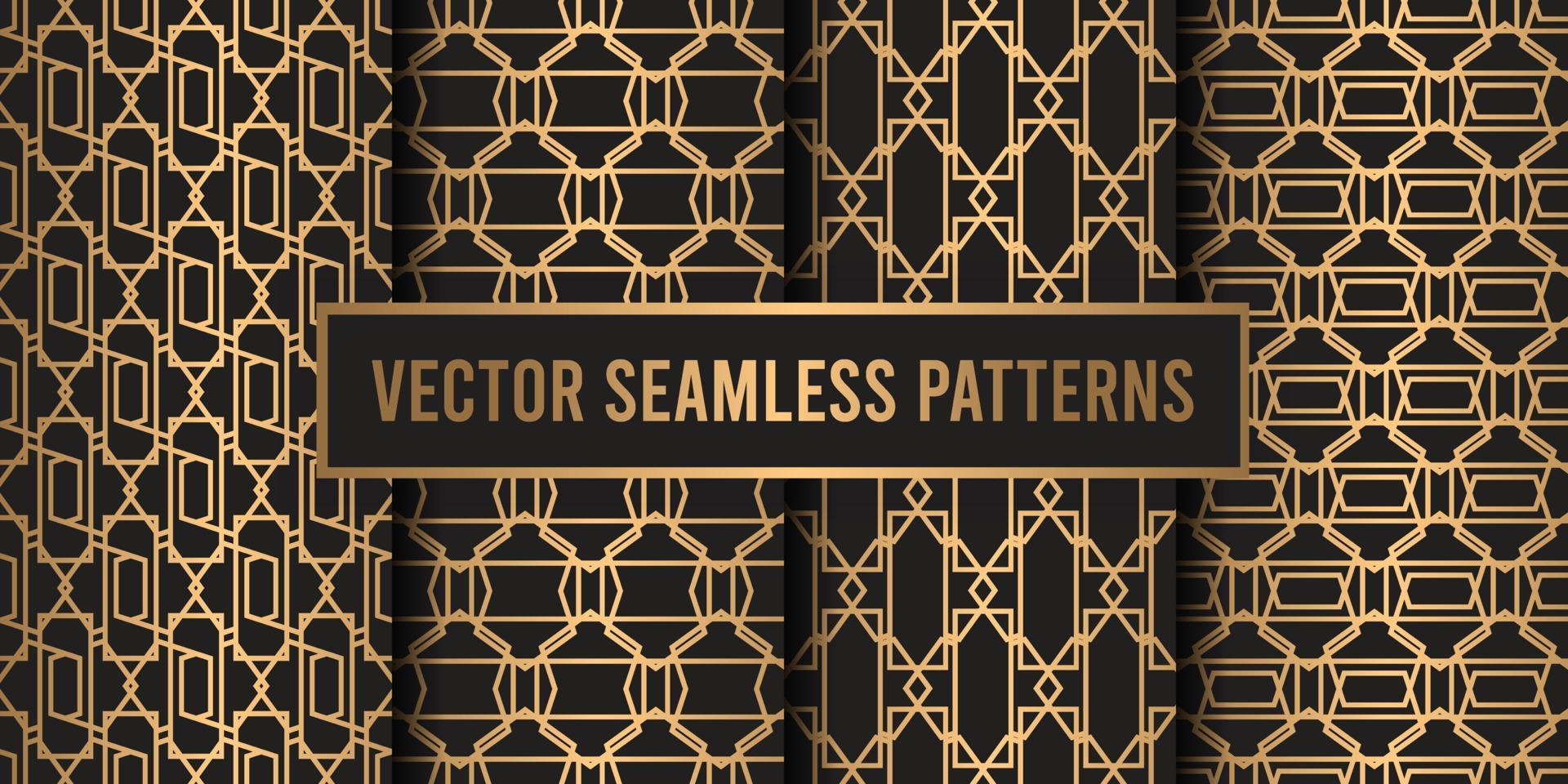 fondo geométrico de patrones sin fisuras vector